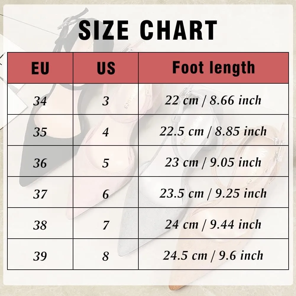 Womens Closed Pointed Toe Pumps Shoes Ankle Strap Buckle Chunky Low Heels Dress Sandals for Wedding Party