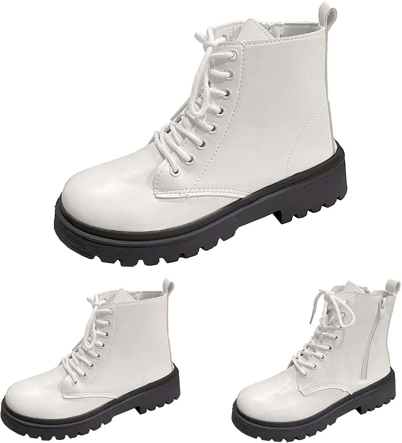 Womens Fall Booties Cow Print Boots for Women White Boots Ankle Ladies Low Heel Womens Booties and Ankle Boots Leather High Heel Ankle Boots for Women Sexy