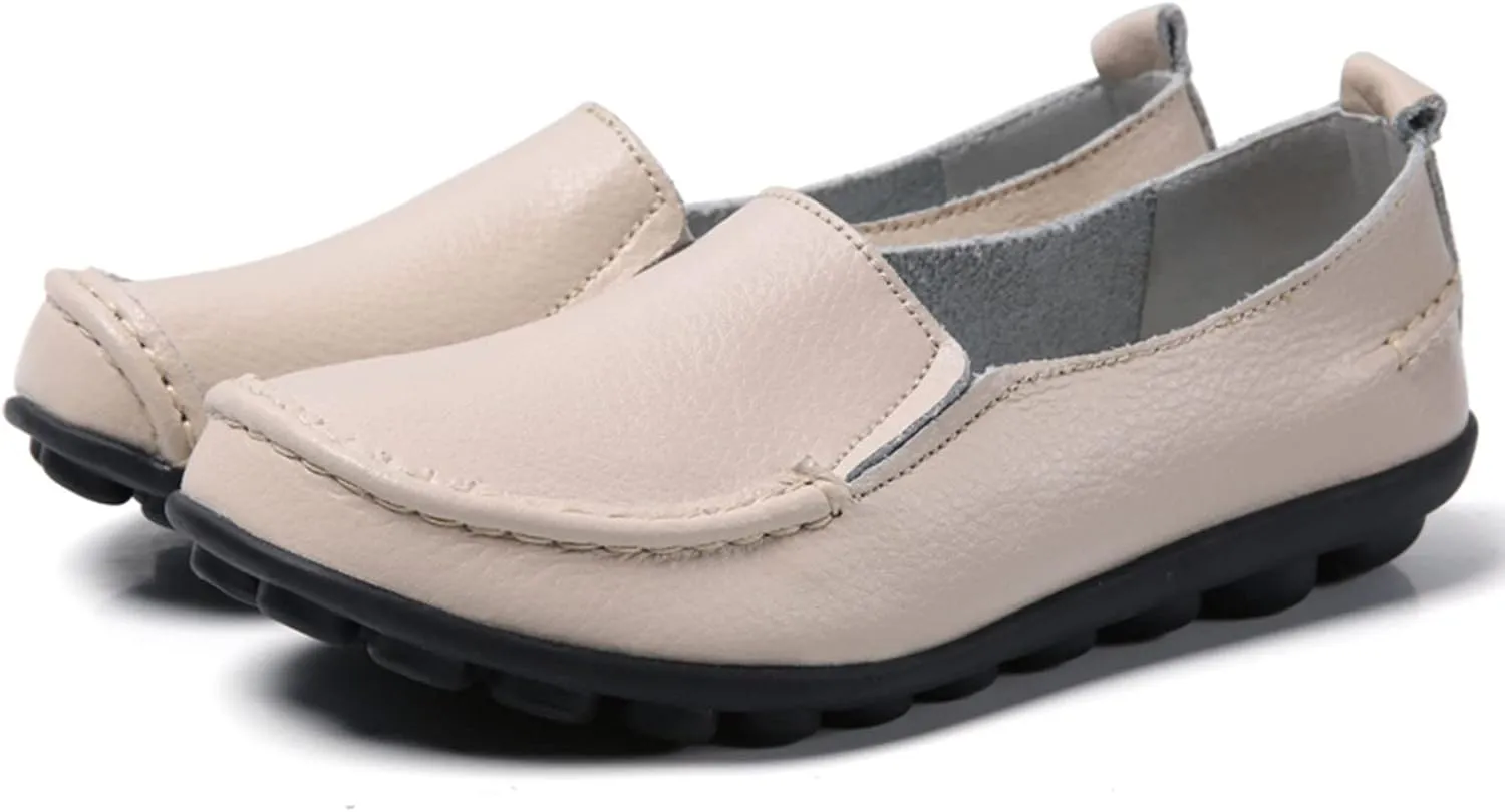 Womens Flats Fashion Slip On Sneakers Casual Wide Walking Shoe Comfort Orthopedic Shoes Business Casual Shoes