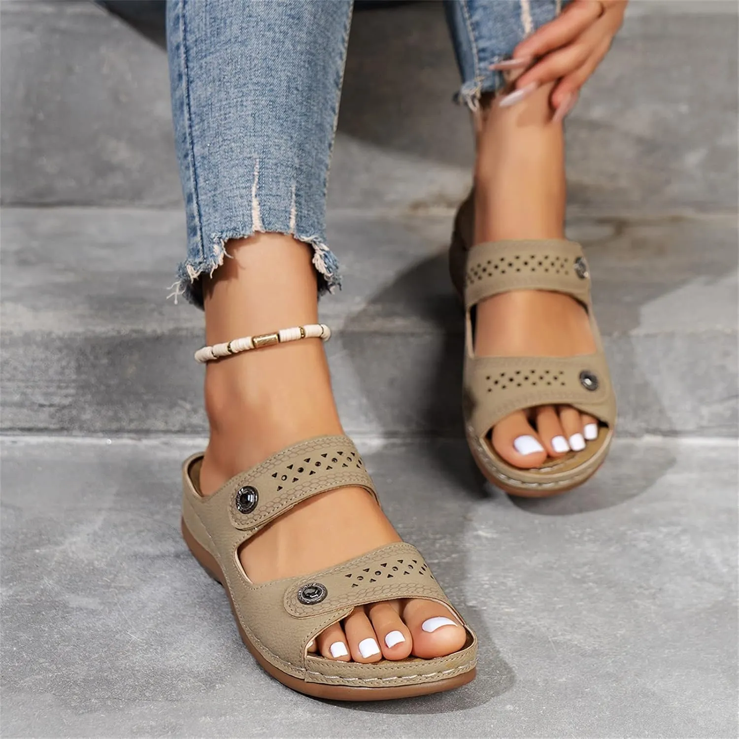 Womens Flip Flops with Arch Support Womens Flip Flops Size 8 Orthopedic Women Closed Toe Shoes Brown Leather Sandals Women Comfortable Brown Sandals Women Comfortable Nude Sandals Women