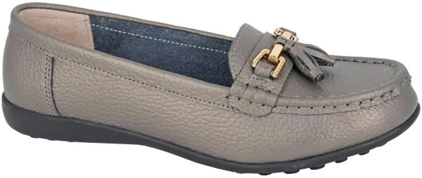 Women's L 748 Leather Tassel Loafer Shoes