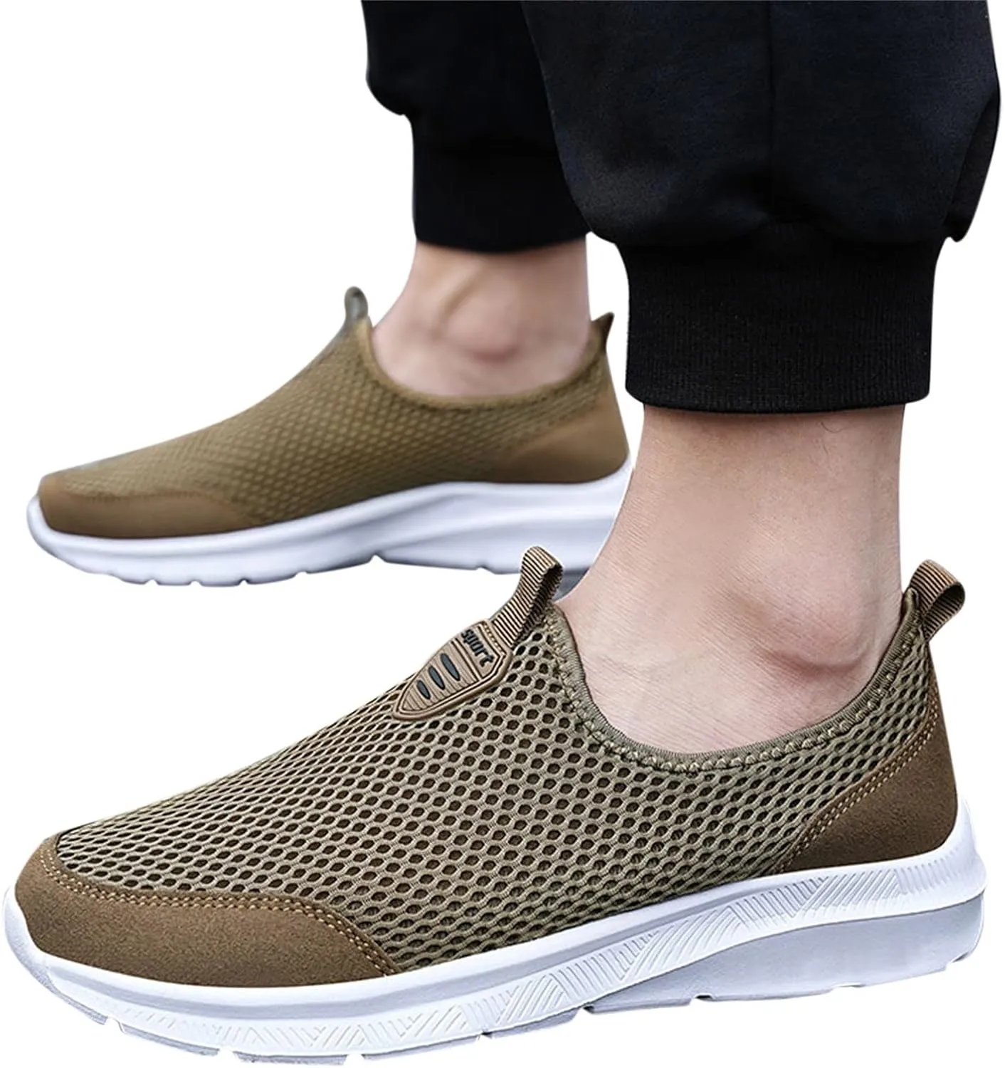 Women's Lightweight Slip On Walking Running Shoes Running Shoes for Men Walking Dress Casual Shoes Dress Sneakers White Tennis Shoe Casual Loafers