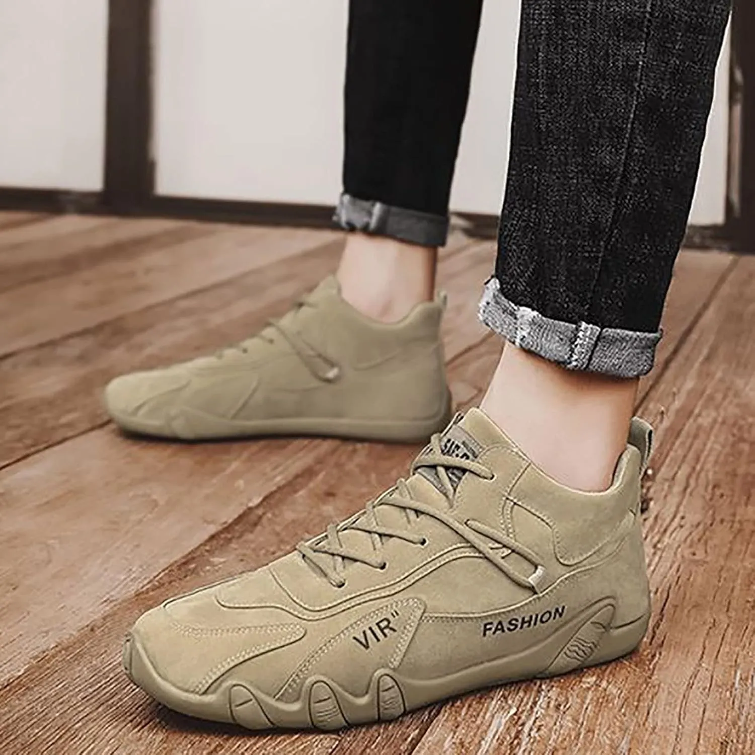 Women's Loafer Flat Womens White Sneakers Wide Width Women Dress Shoes Slip on Non Slip Low Top Casual Black Loafers Women Comfortable Dress Sneakers Men