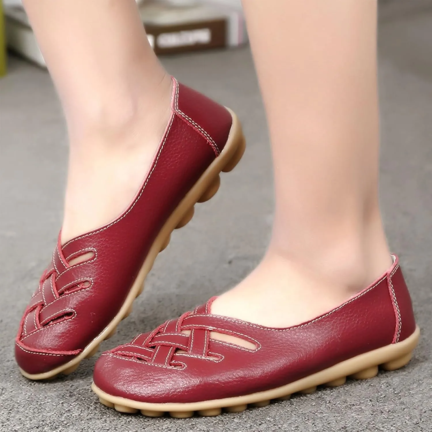Womens Loafers Flats Shoes Pointed Toe Womens Flats Loafers Pointed Toe Loafer Flat Comfort Lightweight Shoes