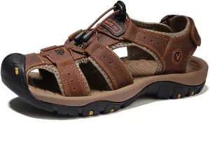 Women's Men Closed Toe Hiking Sandals Barefoot Walking Water Wading Shoes Comfort Non-slip Abrasion-Resistant Athletic Sport Outdoor Adventure Sandals Casual Beach Peep Toe Sandals
