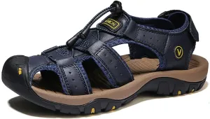 Women's Men Closed Toe Hiking Sandals Barefoot Walking Water Wading Shoes Comfort Non-slip Abrasion-Resistant Athletic Sport Outdoor Adventure Sandals Casual Beach Peep Toe Sandals