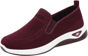 Women's Mesh Slip On Walking Shoes Fashion Sneaker Athletic Shoe Casual Comfortable Loafer Tennis Workout Sneakers