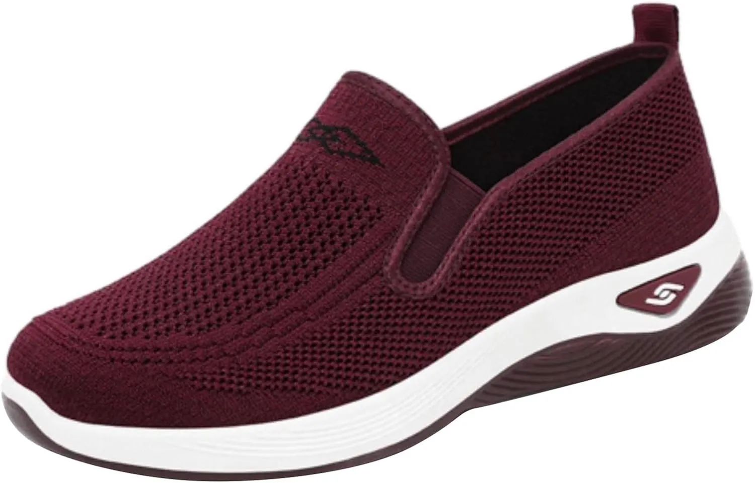 Women's Mesh Slip On Walking Shoes Fashion Sneaker Athletic Shoe Casual Comfortable Loafer Tennis Workout Sneakers