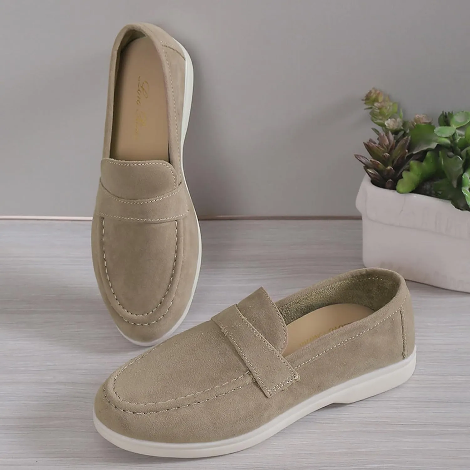 Womens Penny-Loafer Shoes 2025 Summer Loafers Fashion Comfortable Shoes Dressy Walking Flats for Casual and Business