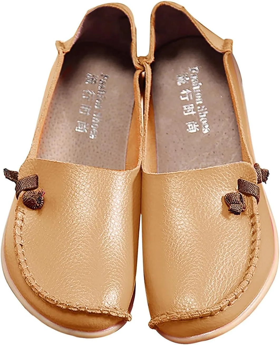 Womens Shoes Fall 2024White Leather Sneakers for Women Loafers for Women Fashion Casual Comfy Soft Womens Christmas Shoes Comfortable & Lightweight