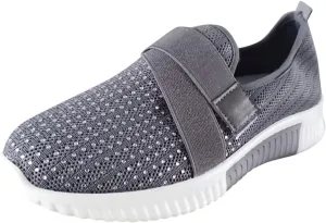 Womens Shoes Sneakers Wide Width Senior Womens Slip On Light Weight Walking Shoes Gym Shoes Women Wide Toe Box Sneakers for Womens Zapatos Antideslizante para El Invierno De Mujeres