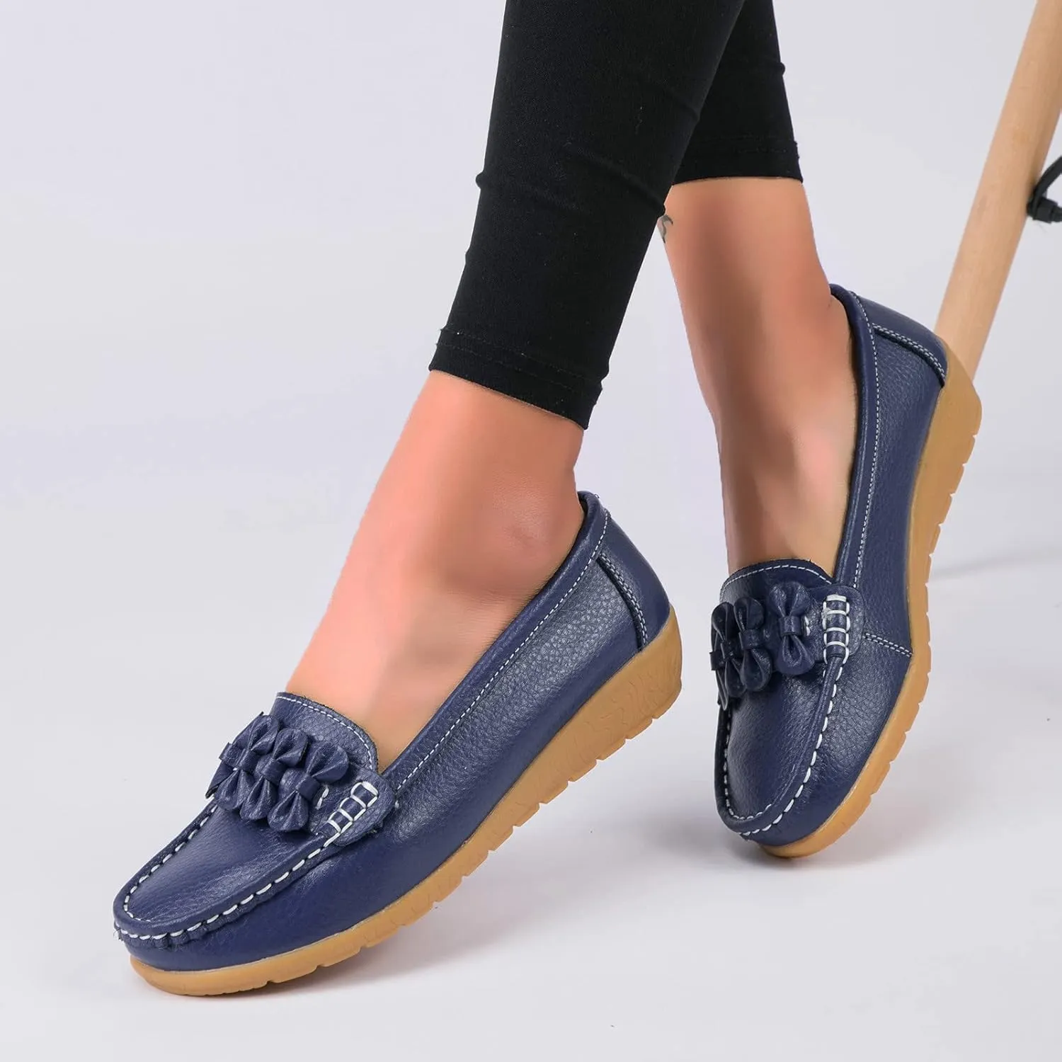 Womens Slip On Loafers Comfort Orthopedic Loafers Arch Support Sneakers Casual Walking Shoes Dressy Business Shoes