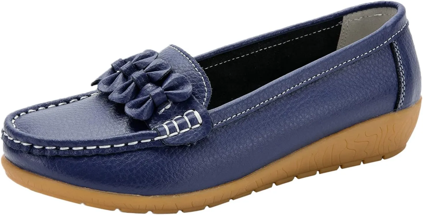 Womens Slip On Loafers Comfort Orthopedic Loafers Arch Support Sneakers Casual Walking Shoes Dressy Business Shoes