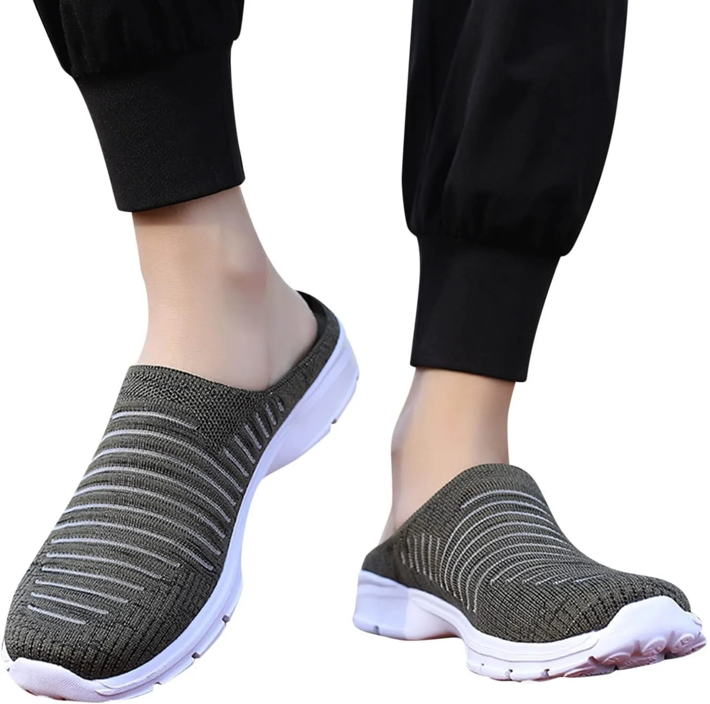 Women's Slip-on Mule Sneakers Lightweight Mens Casual Shoes Food Service Men Casual Dress Shoes Men Shoes Sneakers Platform Tennis Shoe Loafers Casual Slip On