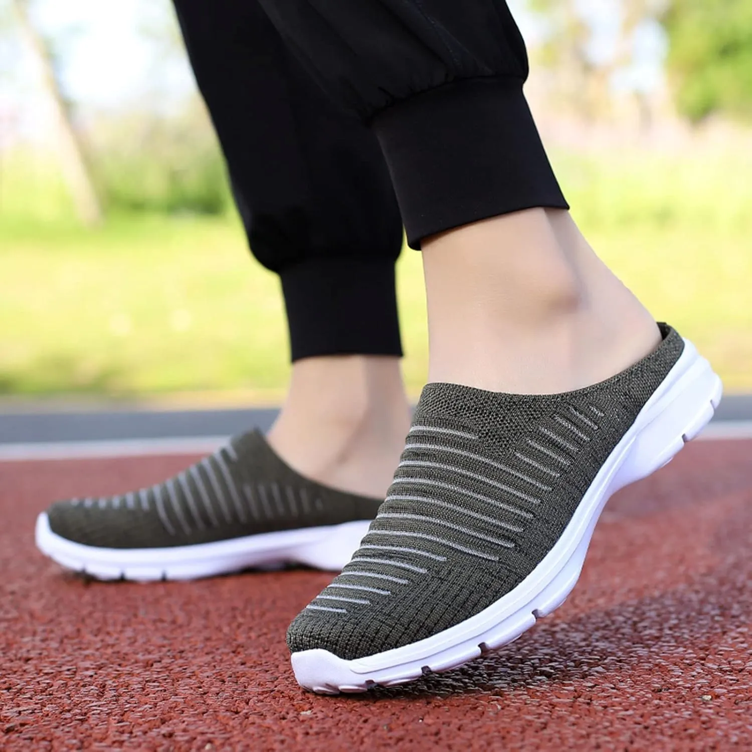 Women's Slip-on Mule Sneakers Lightweight Mens Casual Shoes Food Service Men Casual Dress Shoes Men Shoes Sneakers Platform Tennis Shoe Loafers Casual Slip On
