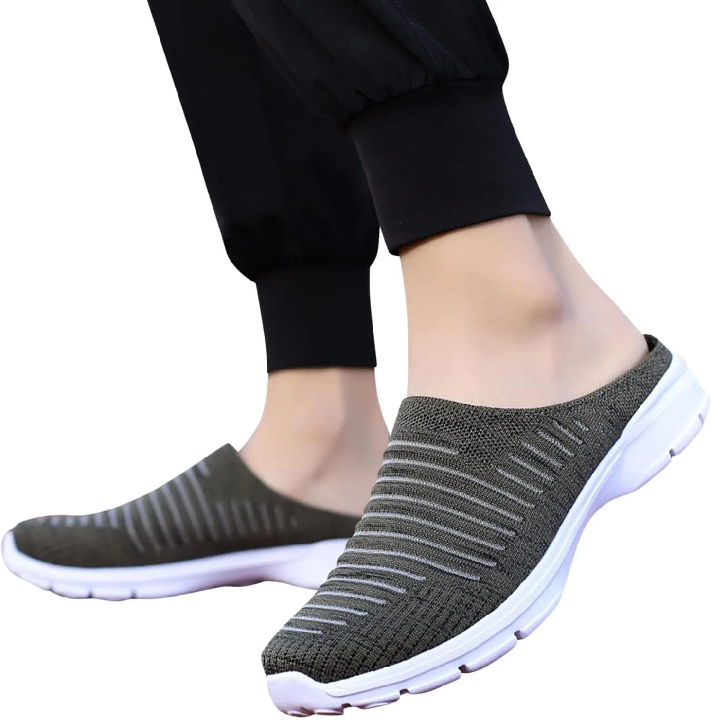 Women's Slip-on Mule Sneakers Lightweight Mens Casual Shoes Food Service Men Casual Dress Shoes Men Shoes Sneakers Platform Tennis Shoe Loafers Casual Slip On