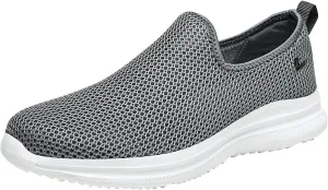 Women’s Slip-On Shoes Casual Lace-Free Walking Loafers Running Shoes for Women Mesh Men's Shoes Casual Casual Sneakers Steel Toe Tennis Shoe Casual Loafers