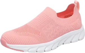 Women’s Slip-On Shoes Casual Lace-Free Walking Loafers Running Shoes for Women Walking Casual Shoes Fashion Sneakers 2025 Brown Tennis Shoe Loafers Casual Slip On