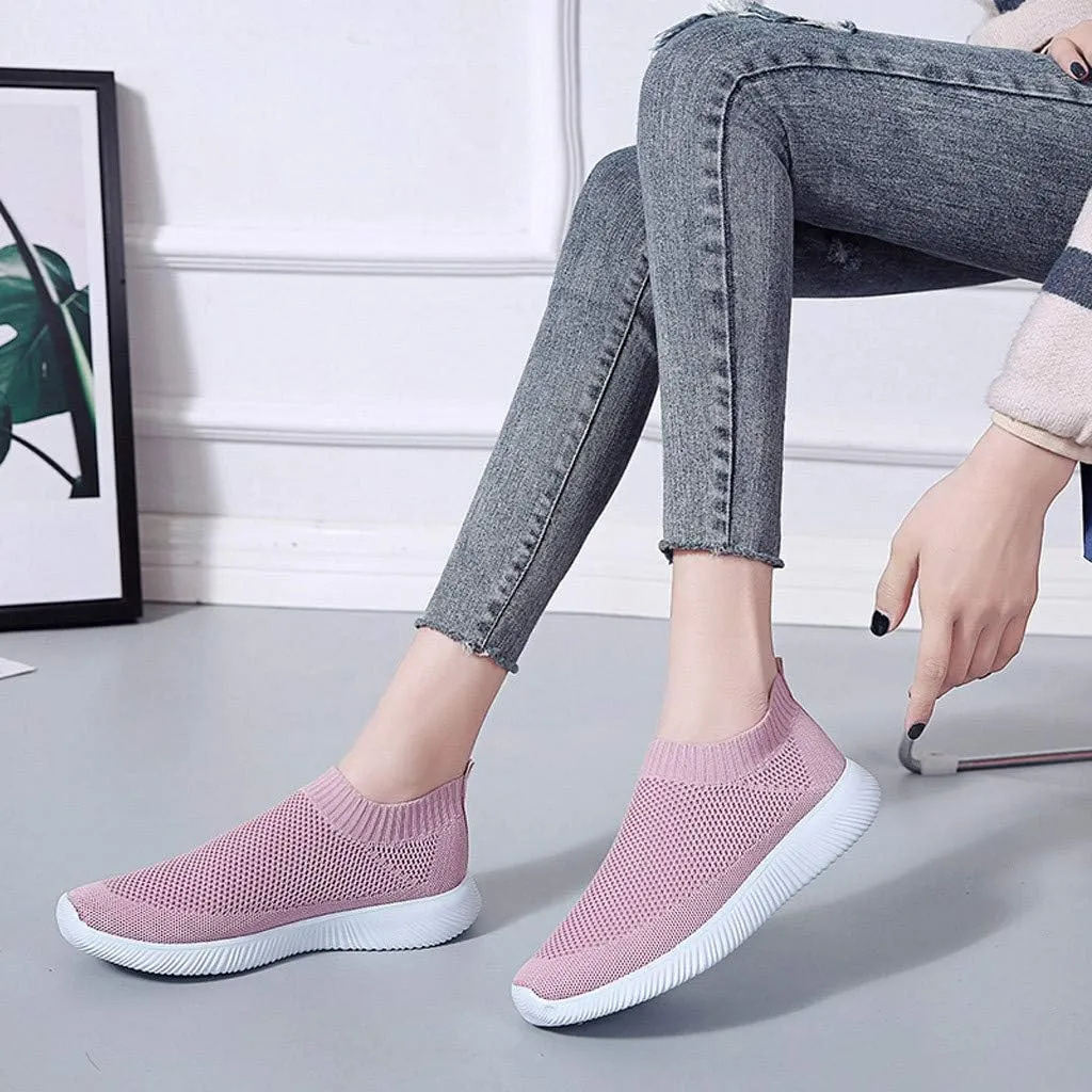 Women’s Slip-On Shoes Casual Lace-Free Walking Loafers Womens Tennis Shoes Boots Casual Black Shoes Shoes Sneakers Brown Tennis Shoe Loafers Casual Slip On