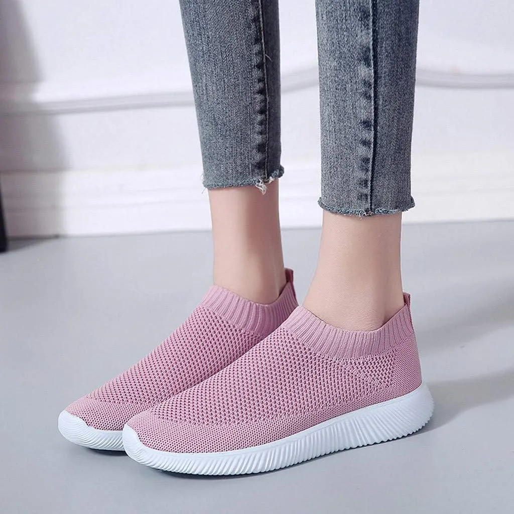 Women’s Slip-On Shoes Casual Lace-Free Walking Loafers Womens Tennis Shoes Boots Casual Black Shoes Shoes Sneakers Brown Tennis Shoe Loafers Casual Slip On