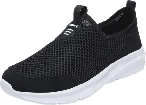 Womens Slip On Sneakers Women Walking Tennis Shoes Non Slip Work Shoes Women Winter Black Casual Shoes Men Shoes Sneakers Platform Tennis Shoe Casual Loafers