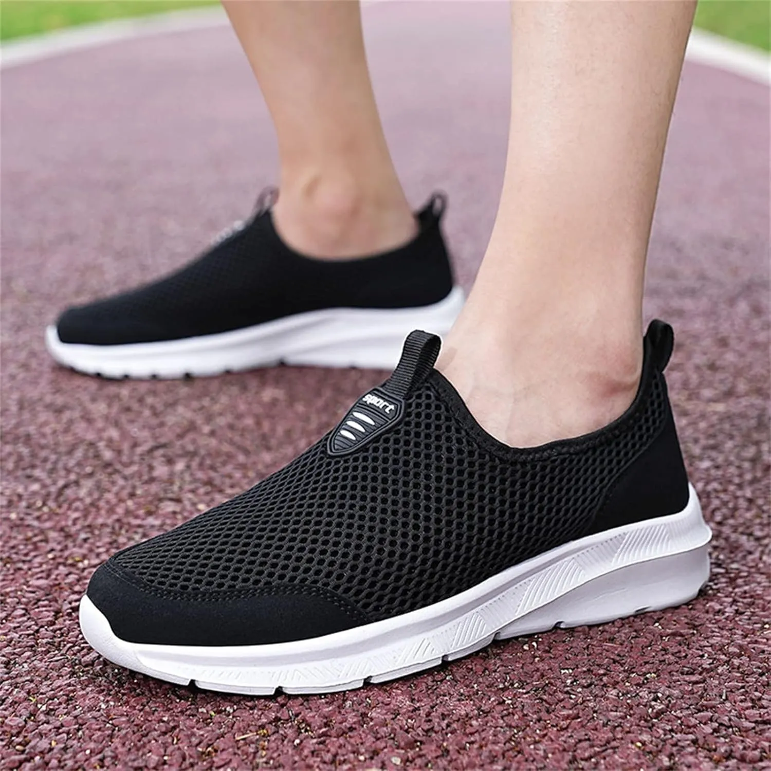 Womens Slip On Sneakers Women Walking Tennis Shoes Non Slip Work Shoes Women Winter Black Casual Shoes Men Shoes Sneakers Platform Tennis Shoe Casual Loafers