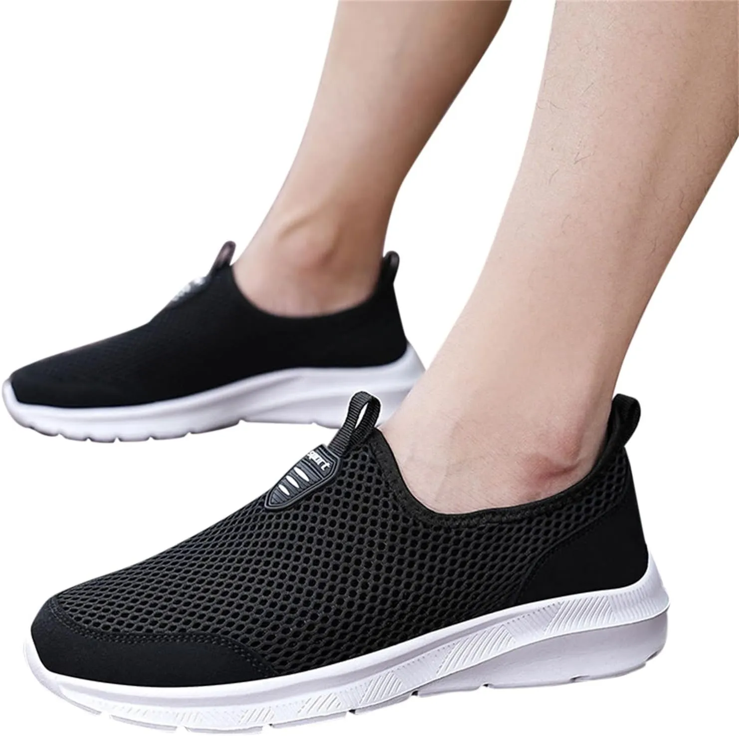Womens Slip On Sneakers Women Walking Tennis Shoes Non Slip Work Shoes Women Winter Black Casual Shoes Men Shoes Sneakers Platform Tennis Shoe Casual Loafers
