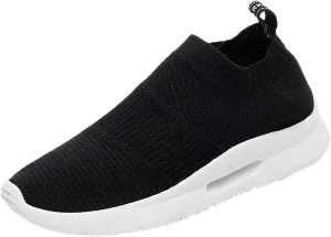 Womens Slip on Walking Shoes Comfort Lightweight Mens Dress Shoes Jogging Brown Casual Shoes Wedge Sneakers Brown Tennis Shoe Cross Trainer Shoe