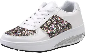 Womens Sneakers Black Sole Black Non Slip Tennis Shoes for Women Black Shoes Women Dressy Comfort Walking Size 11.5 Womens Platform Sneakers Women's Wide Athletic Shoes