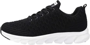 Womens Sneakers Womens Running Shoes Women's White Fashion Sneakers Comfortable & Lightweight Women's Loafers & Slip-Ons Black Sneakers for Women