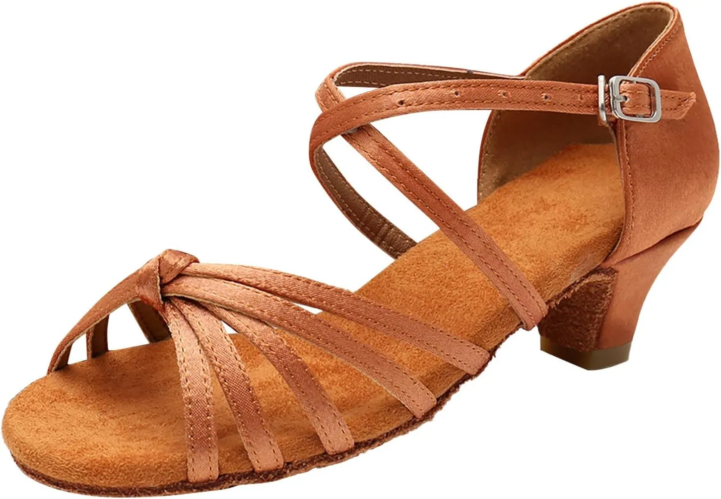 Women's Strappy Heels Open Toe Stiletto High Heeled Sandals for Women Dressy Adjustable Ankle Strap Comfortable Mid Chunky Low Block Summer Womens Slides Slippers Slip on Casual Sexy Beach Shoes