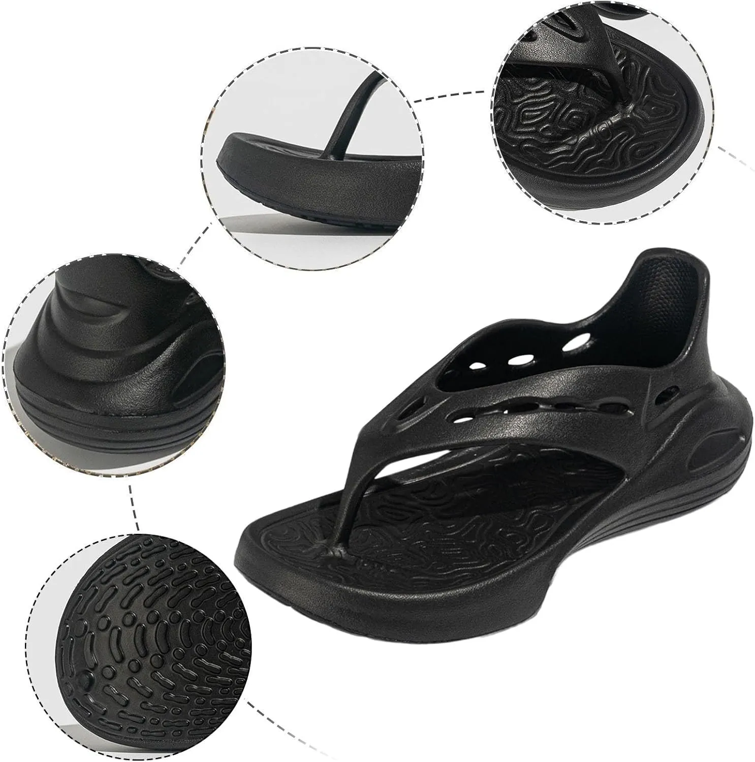 Women's Summer Fashion Clip Toe Breathable Sandal Slippers Non Slip Outdoor Beach Sandal Furry Slides for Women Size 11