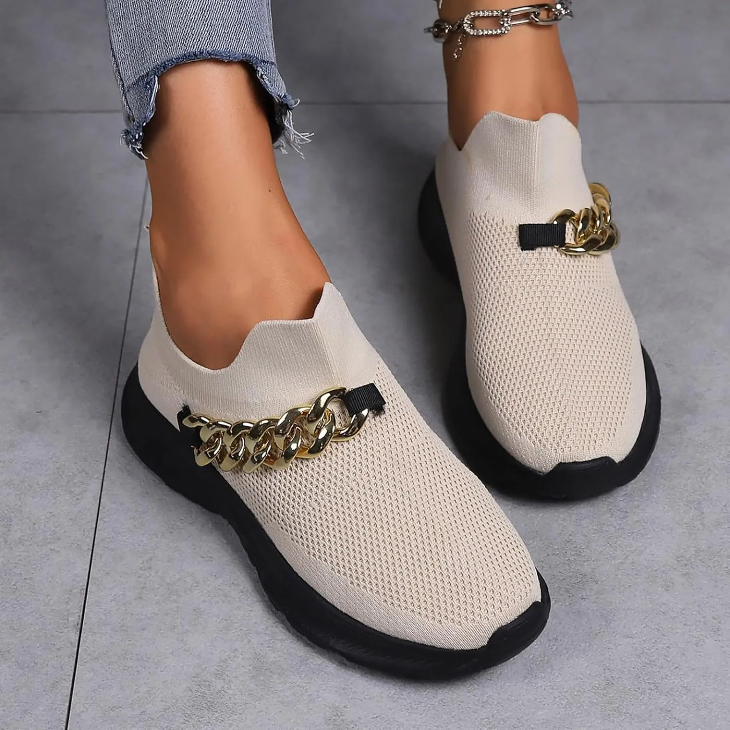 Womens Tennis Shoes Winter Dressy Casual Shoes Casual Sneakers Walking Shoes Ultra Lightweight Breathable Black Tennis Shoe Cross Trainer Shoe