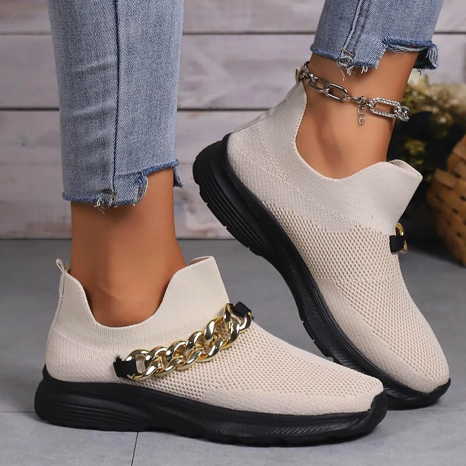 Womens Tennis Shoes Winter Dressy Casual Shoes Casual Sneakers Walking Shoes Ultra Lightweight Breathable Black Tennis Shoe Cross Trainer Shoe