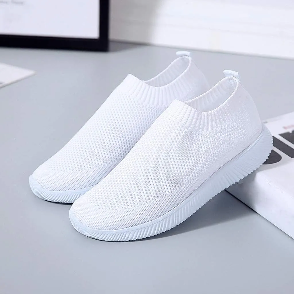 Womens Walking Shoes Sock Casual Ladies Fashion Sneakers Mens Dress Shoes Flat Feet Men Shoes Casual White Platform Sneakers Tennis Shoe Casual Loafers