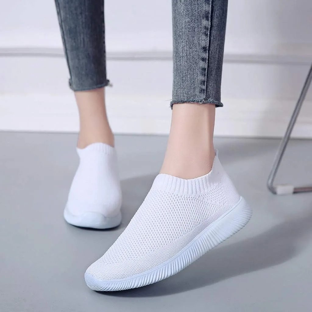 Womens Walking Shoes Sock Casual Ladies Fashion Sneakers Mens Dress Shoes Flat Feet Men Shoes Casual White Platform Sneakers Tennis Shoe Casual Loafers
