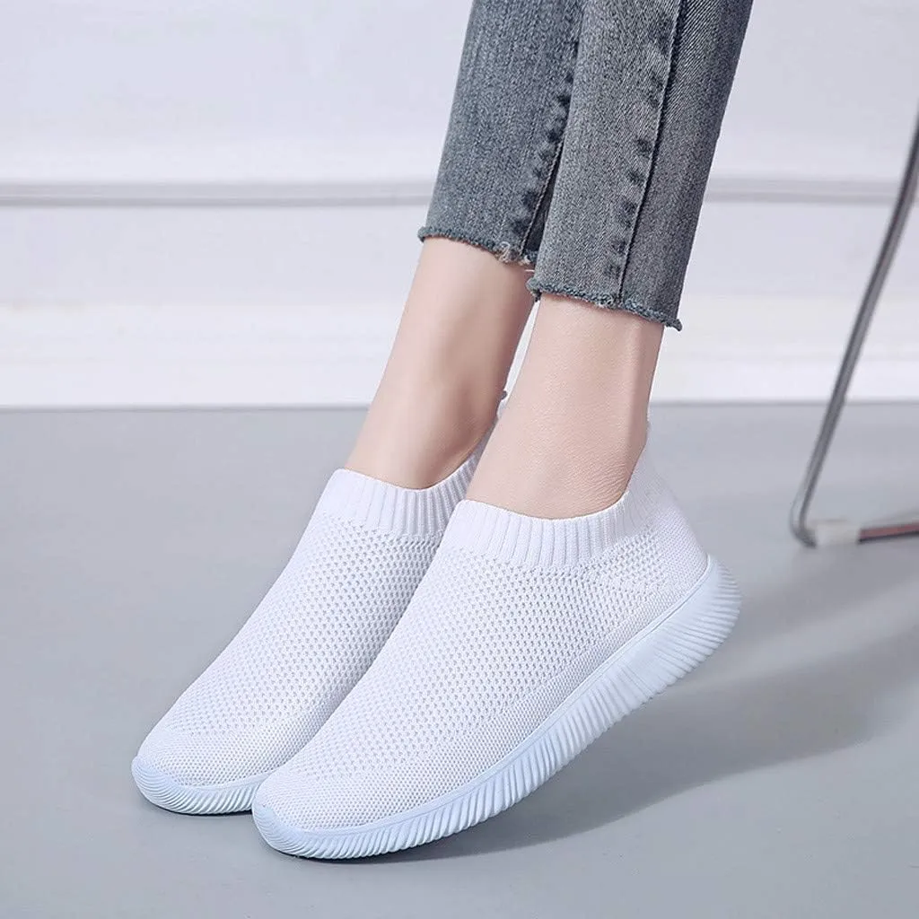 Womens Walking Shoes Sock Casual Ladies Fashion Sneakers Mens Dress Shoes Flat Feet Men Shoes Casual White Platform Sneakers Tennis Shoe Casual Loafers