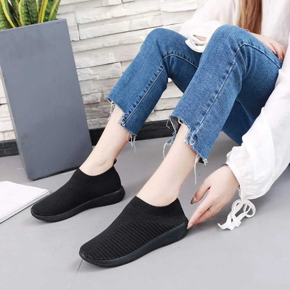 Womens Walking Shoes Sock Casual Ladies Fashion Sneakers Womens Tennis Shoes Boots White Casual Shoes Men's Fashion Sneakers Red Tennis Shoe Loafers Casual Slip On