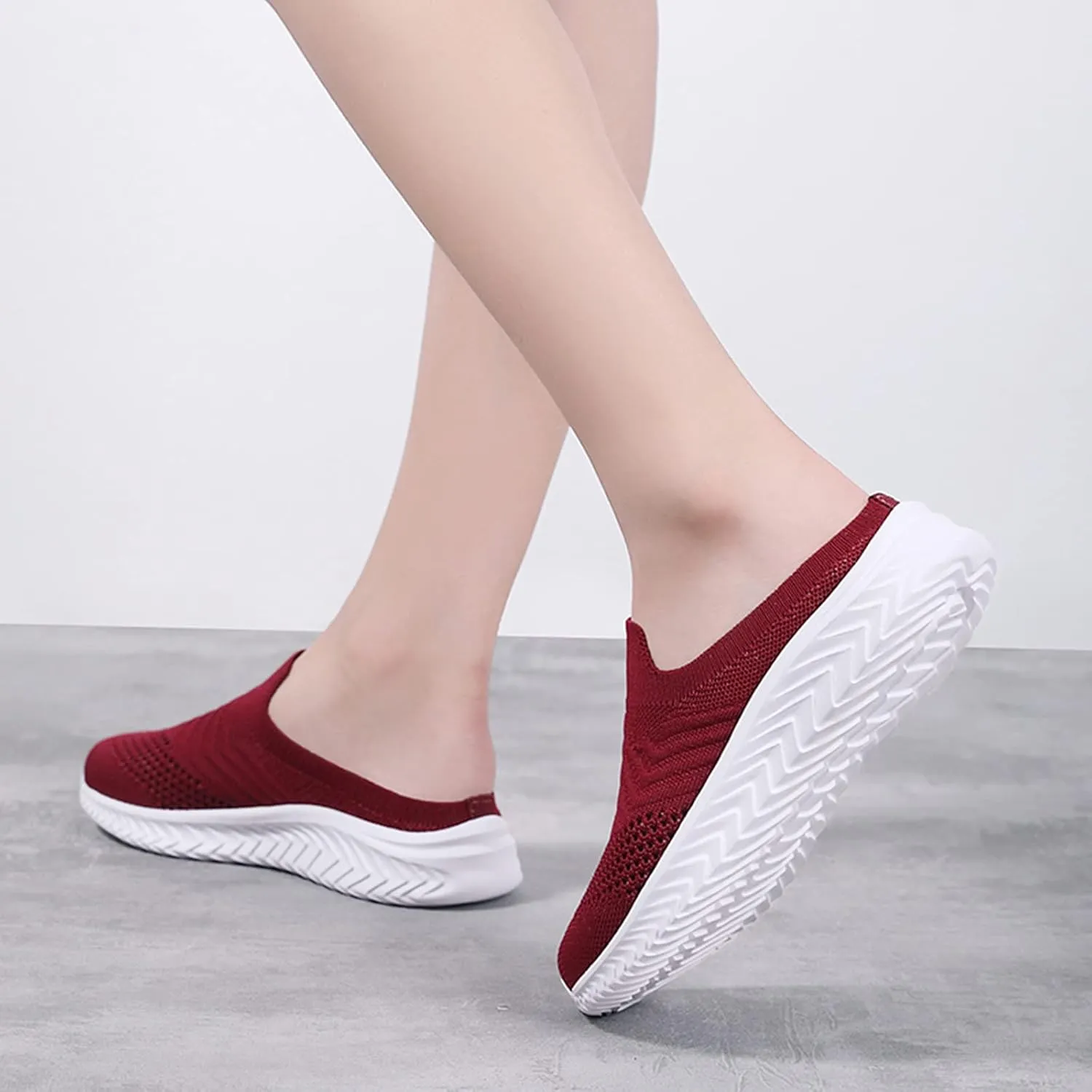 Womens Walking Tennis Shoes Lightweight Orthopedic Loafers Casual Breathable Sneakers Comfortable Mules Casual Garden Clogs